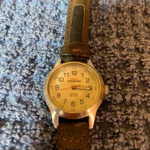 Leather band Timex watch